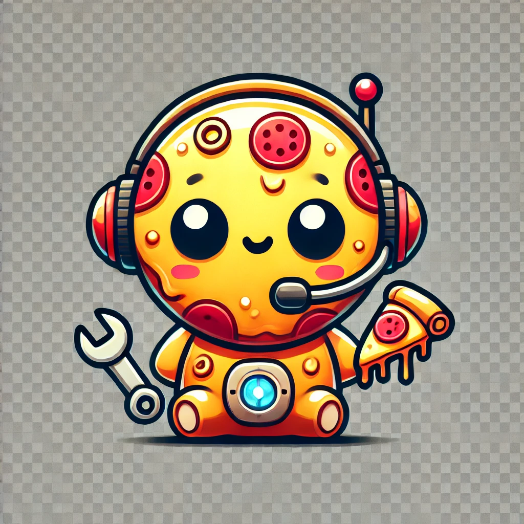 Picture of pizza mascot